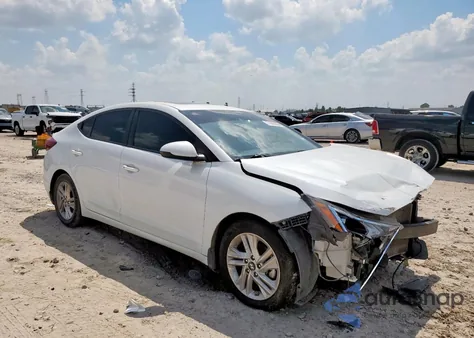 2019 Hyundai Elantra Sel from USA, damaged, VIN 5NPD84LFXKH453601
